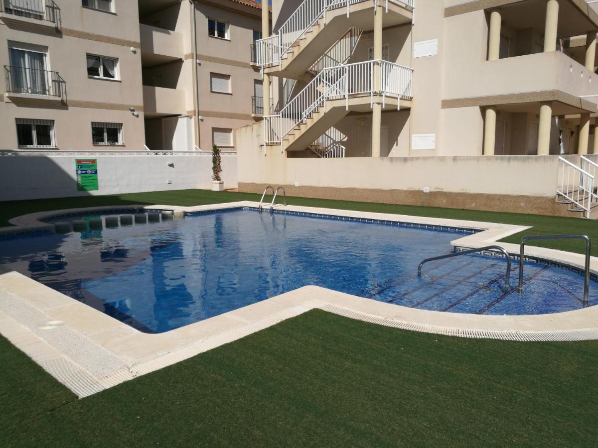Apartamento Con Piscina Y Terraza Con Vista Al Mar Vinarós Kültér fotó