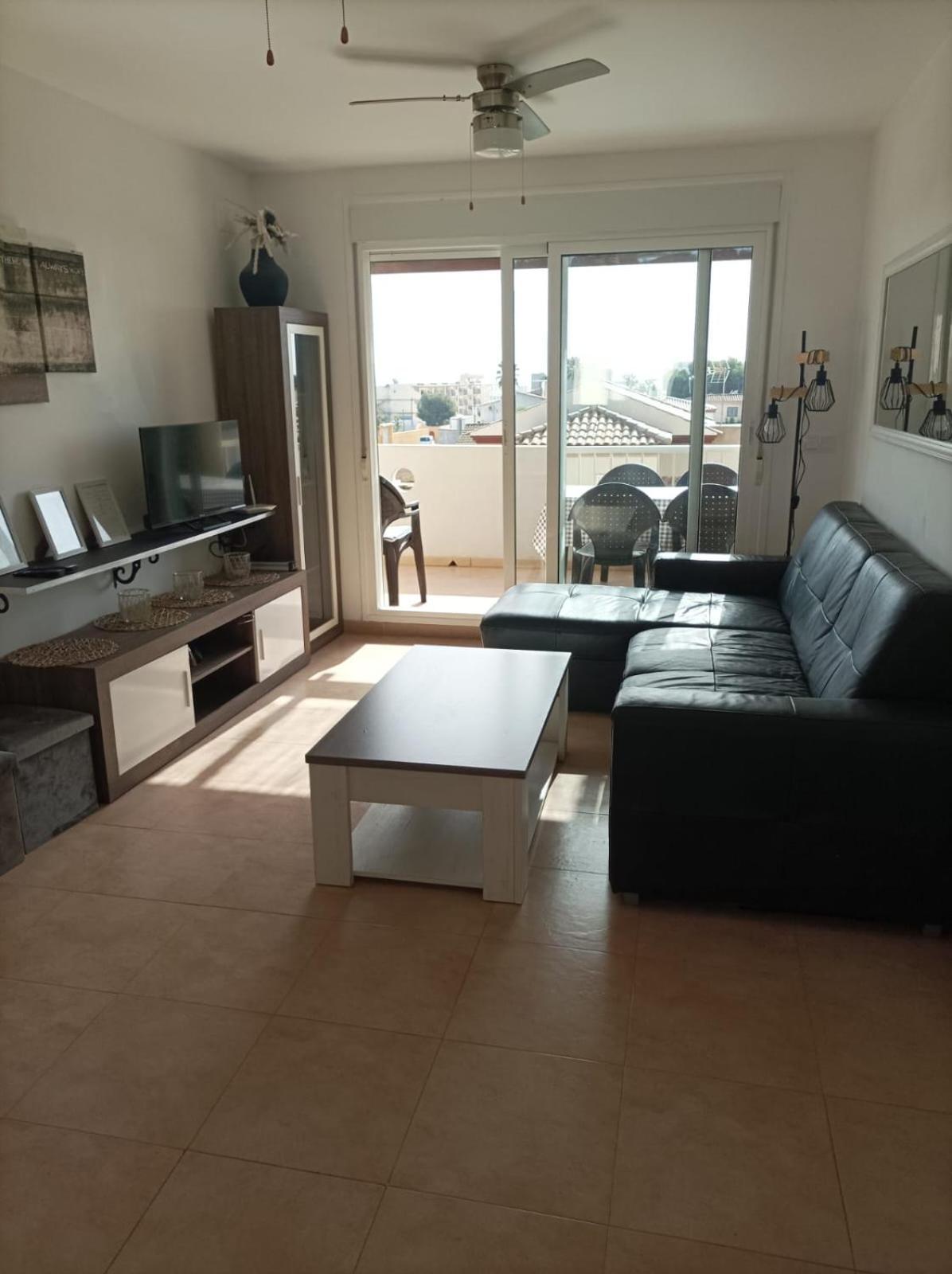 Apartamento Con Piscina Y Terraza Con Vista Al Mar Vinarós Kültér fotó